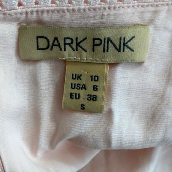 Dark Pink Ruffled Pink Maxi Dress Size S - Picture 7 of 7